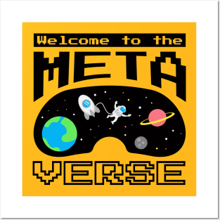 Welcome To The Metaverse Posters and Art